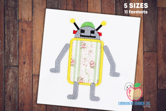A Robot with the Antenna on Head
