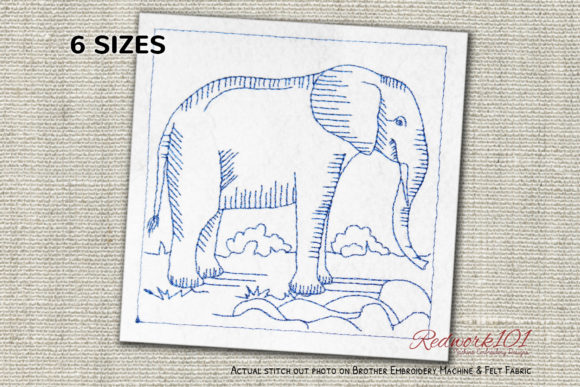 African Forest Elephant: A Designer's Review for Gift Embroidery