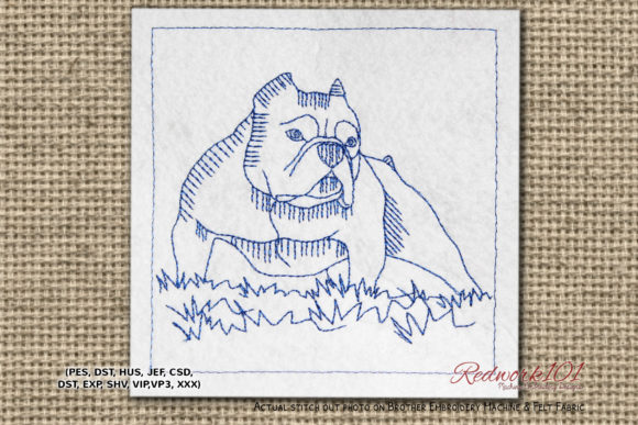 American Bully Dog Design for Small Business Merch