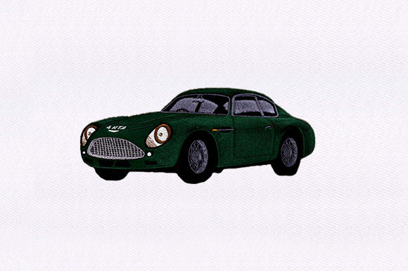 Green Vintage Car Design: A Booth-Ready Embroidery Review