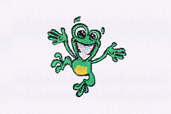 Jumping Frog: Design Review for Branded Merch and Patches