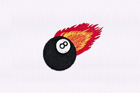 Review: Billiard 8 Ball Embroidery Design